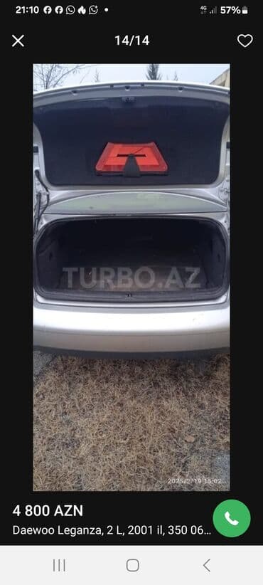 variator surətlər qutusu: Daewoo Leganza: 2 l | 2001 il Sedan — 4