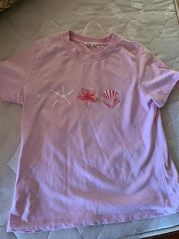 2020 yay koftalari: Pambıq material çəhrayı t shirt S razmer yeni kimidir — 1
