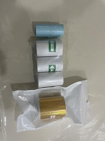 Оборудование для мойки: Termal etiket printeri və etiket rulonları dəsti Məhsul təsviri: - — 1