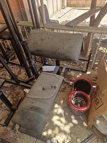 stanqa: Möhkəm metal karkaslı idman trenajorları və skamyalar dəsti - Geniş — 1