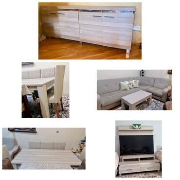 fırlanan stollar: İşlənmiş, Divan, Komod, TV stend, Kredit yoxdur, Türkiyə — 3