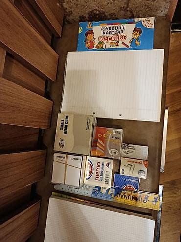 Настольные наборы: Dəftərxana və məktəb ləvazimatları dəsti.qiymetler ferqlidi Tərkib: - — 3