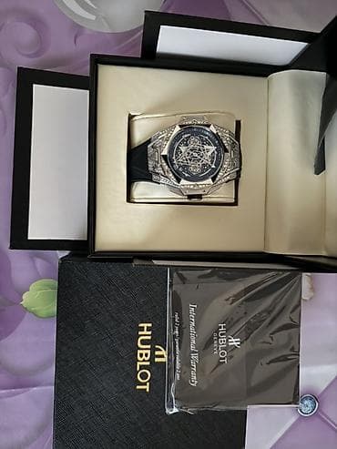 Qol saatı, Hublot, rəng - Qara