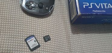psp vita qiymeti: Sony ps vita 16 gb kart, fifa 15 oyun, qutu adapter, şnur hamısı — 4