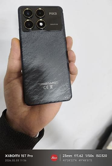 teze telfon: Poco F6 Pro, 512 GB, rəng - Qara, Sensor — 5