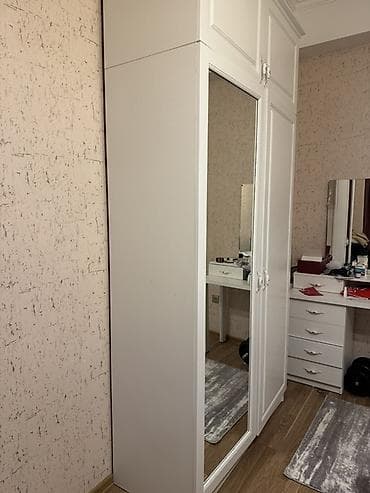 plastmas dolab: 6 qapı, Siyirməli, Ağ, Digər material, Açılan, Düz dolab — 7