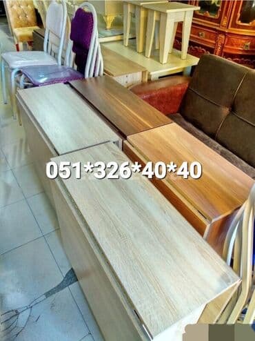 açılan masalar: Qonaq masası, Yeni, Kəpənək, Laminat, Dördbucaq masa — 2