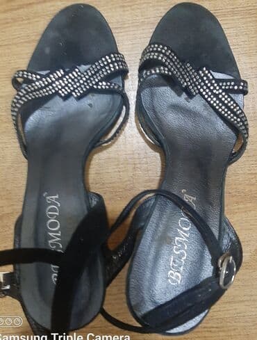 Ölçü: 37, rəng - Qara, İşlənmiş