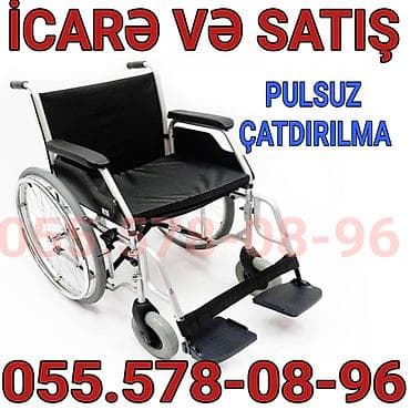 Manual əlil arabası – icarə və satış - Yüngül və möhkəm metal şassi -