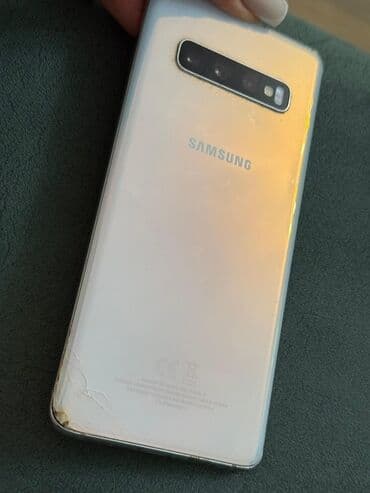 televizor samsung 108 cm: Samsung Galaxy S10, 128 GB, rəng - Ağ, Sensor — 3