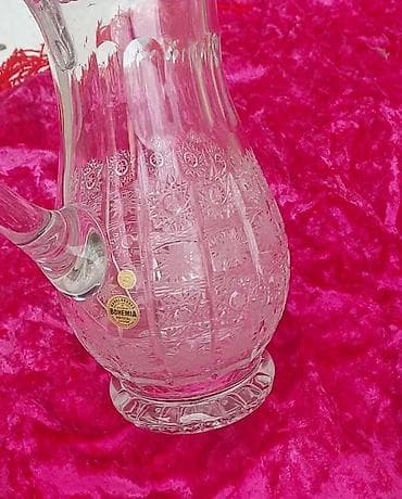 qab qurudan: Bohemia Crystal şüşə seti - Material: orijinal Bohemia Crystal — 3