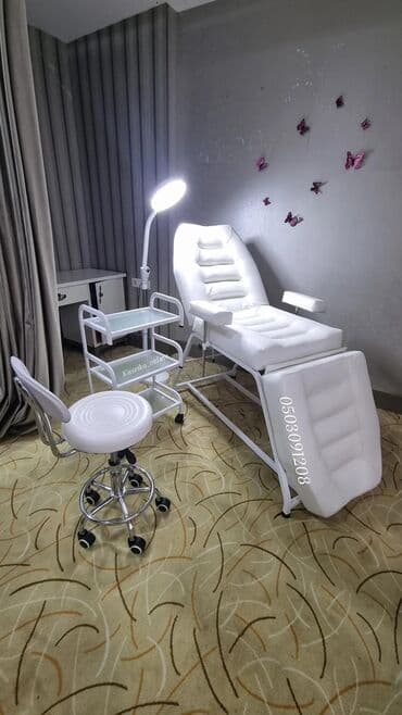 ev saati modelleri: Yeni, Kosmetoloji kuşetka, Qatlanan, rəng - Ağ — 3