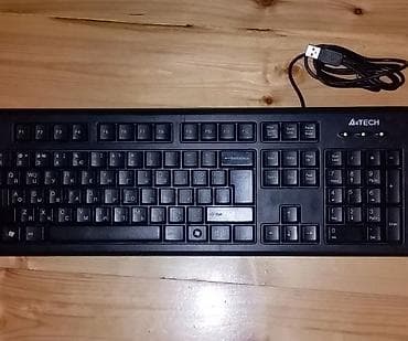 A4Tech simli klaviatura !karopkası yoxdu! - Tam ölçülü dizayn: əsas