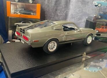 metbex tavan modelleri: Коллекционная модель SHELBY MUSTANG GT500KR silver 1968 Road — 11