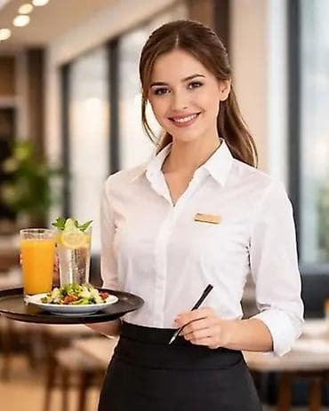 ofisiant oğlan tələb olunur: Ofisiant, Qadın, 20 yaş, Təcrübəsiz — 1