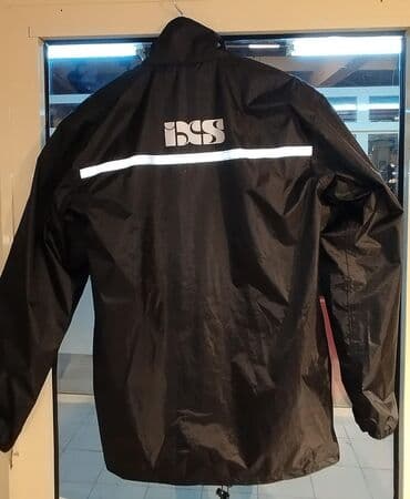 ISS loqolu qara rəngli küləkkeş/kaban - Material: suya davamlı və