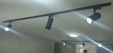 Дом и сад: 6 ədəd prajektor və 2 ədəd 2 metirlik reyslər. Maqnit relsli LED spot — 2