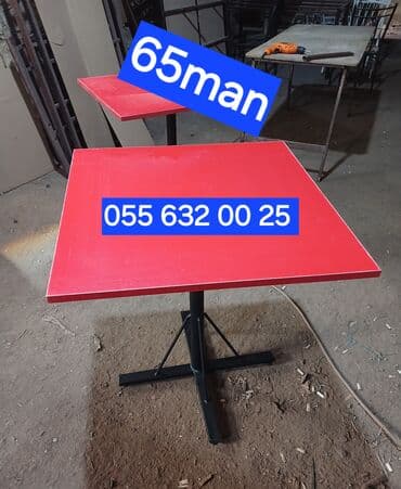 bar oturacaqi: Bar masası, Yeni, Açılmayan, Laminat, Kvadrat masa — 5