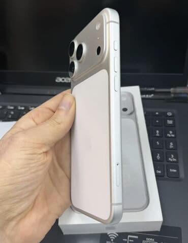 продаётся ноутбук запечатанный абсолютно новый привозной из америки: IPhone 17 Pro Max, 256 ГБ, Белый, Отпечаток пальца, Беспроводная зарядка, Face ID — 4