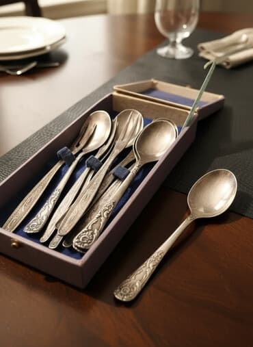 qab qacaq ikinci el: Mixror 5 qasiqlar ve 5 limon vilkasi — 1