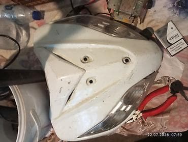 Moped/skuterlər üçün ehtiyat hissələri - Ön fara bloku və ağ rəngli — 2