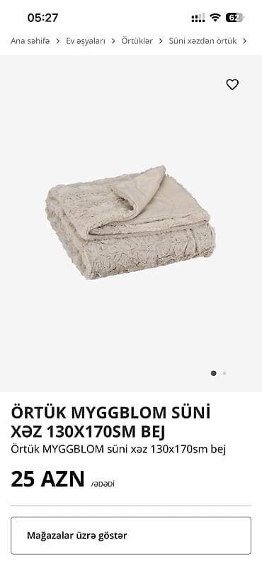 gerb ekran sekilleri: 170x130 örtük 
Jysk-Dan 25 azne alınıb 
az işlenib — 2