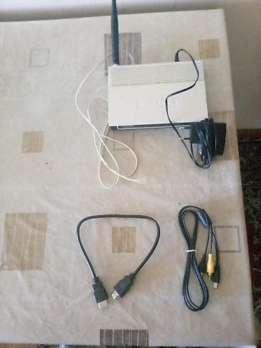 Üçü birlikdə 10 manata:TP-Link wi-fi router,qısa HDMI kabel və