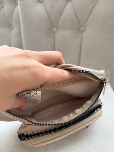 сумка на плечо: (1+1) Unisex bel/çiyin çantaları – 2 rəng: qara və bej — 5