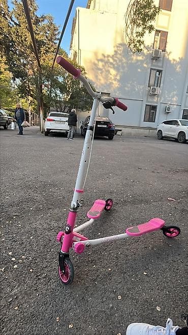 Uşaq üçtəkərli skuter – “Y-fliker” tipli - İki ayaq platformalı — 1