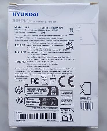 honor pad x8a: Yeni Simsiz (Bluetooth) Qulaqcıqlar, rəng - Boz — 2