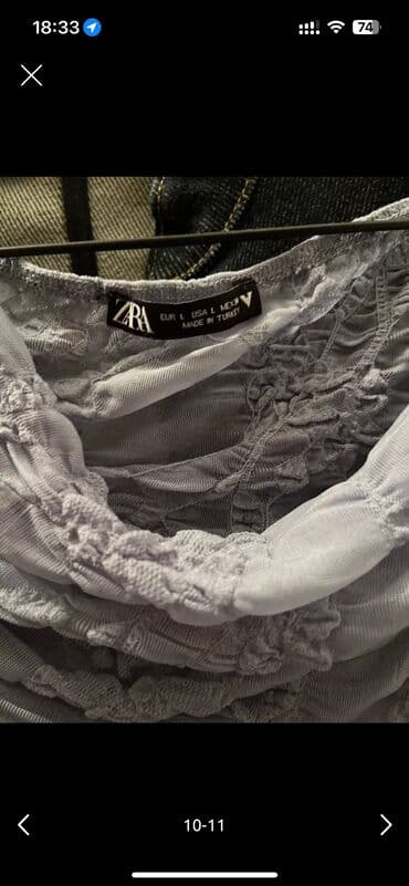 sədərəkdə kişi geyimləri: Futbolka, Zara, M, rəng - Mavi — 14