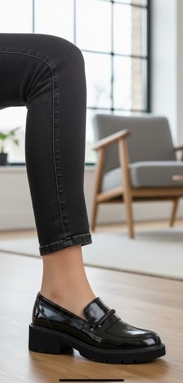 ev üçün açıq qadın şap şapları: Ölçü: 36, rəng - Qara, Yeni — 1