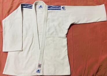 adidas azerbaijan: Adidas judogi üst geyimi (kurtka) razmeri 170 - Rəng: ağ - Brend — 2