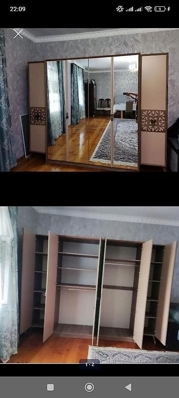 Sifarişlə mebel: 1 aydı alınıb perladab fıstığı ağacından hazırlanmış 6 qapılı möhkəm — 3