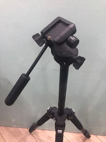 ведро на колесах: Foto/video üçün iki ədəd ştativ dəsti 1) Studiya işıq ştativi - Qara — 4