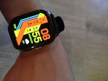 smart qol saat: Smart saat, Hoco, Sensor ekran, rəng - Qara — 4