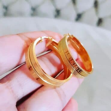 sirqalar qizil: Sırğa, Versace, Sarı qızıl, 750 Əyar, 585 g — 3