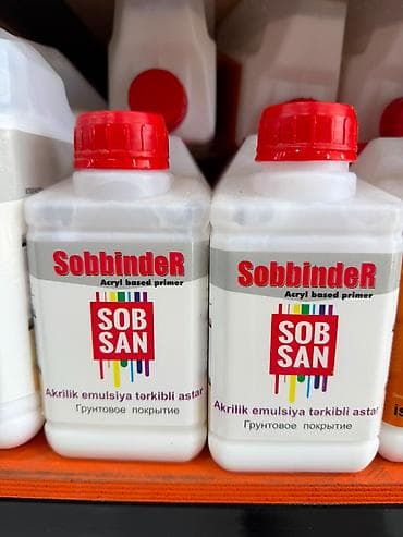 Sobsan SobBinder – akril əsaslı astar - Tərkibi: akril emulsiyalı - lalafo.az -da Sobsan SobBinder – akril əsaslı astar - Tərkibi: akril emulsiyalı -