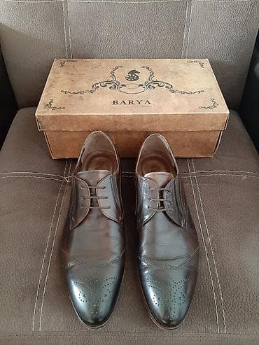 Ayaqqabılar: BARYA by Poppy kişilər üçün klassik dəri ayaqqabı - Material: VERO — 2