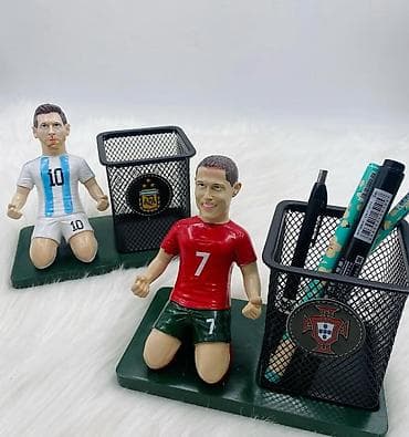 bezek daslari: Masaüstü qələmqabı – fiqurlu dekorativ organizer - Metal tor şəbəkəli — 2