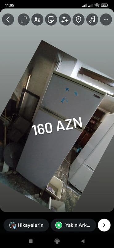 cinar soyuducu qiymetleri: 1 qapılı Indesit Soyuducu Satılır, rəng - Boz — 8