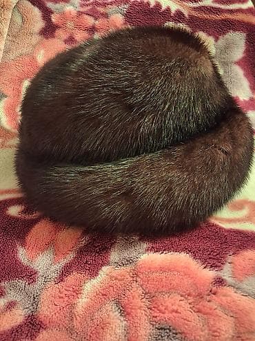 kişi qış geyimleri: Norka, xəz papaq, İşlənmiş, rəng - Qəhvəyi — 3