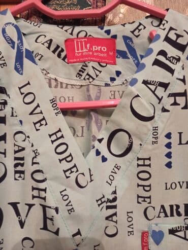 женская олимпийка: Tibbi gadin ucun
женская медицинская рубашка, новая — 1