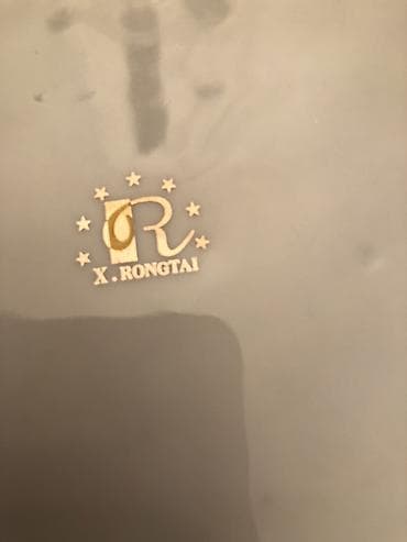 panelər: X.Rongtai markalı dekorativ porselen meyvə/qənd qabı - Material — 4