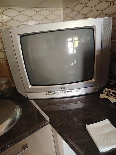 video ceken: JVC kineskop televizor - Model: JVC (Super Mini qeyd olunub), gümüşü — 1