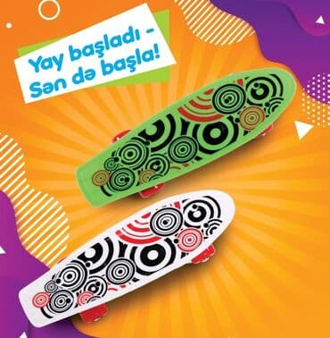 uşaqlar üçün tekerli krosovkalar: Skeybord, Kaykay, Skeyt və Pennyboardlar - uşaqlar üçün 🛹 🔹Hər növ və — 1