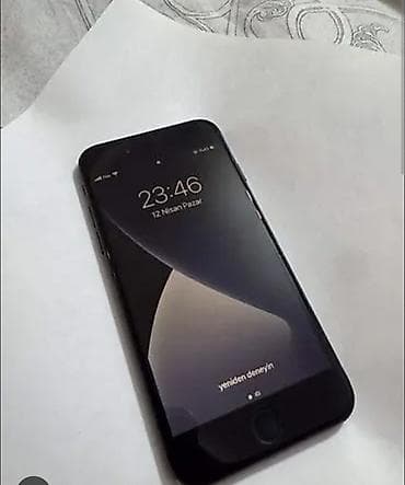 iphone 7 batarya qiymeti: IPhone 7, 32 GB, Qara, Barmaq izi — 1