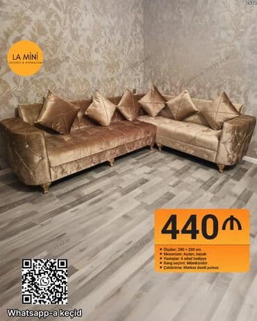 kunc divan mebelleri: Угловой диван, Раскладной, С подъемным механизмом, Ткань, Бесплатная доставка в черте города — 1