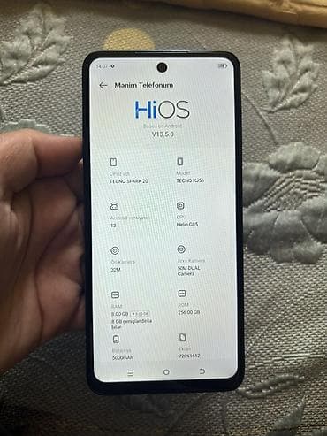 irsad electronics iphone 8: Tecno Spark, rəng - Mavi — 5