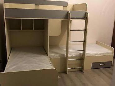 Uşaq mebeli: Oğlan üçün, Yeni, Çarpayı, Matras ilə, Siyirməli, Laminat — 2